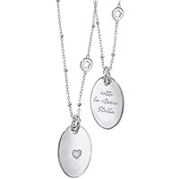 Collar Comete Mujer in Plata GLA 112